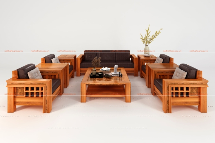 Những mẫu bàn ghế gỗ căm xe đẹp